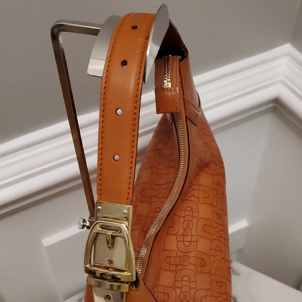 Authentic Gucci Horsebit Design Leather Hobo Bag